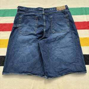 Y2K Nautica Jean Shorts Mens 40 Blue Denim Jorts Carpenter Streetwear Baggy